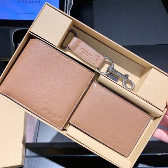 Coach Bags Nwt Coach Boxed Compact Id Wallet With Trigger Snap Key